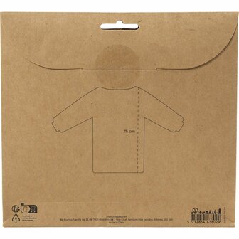 Kunstenaarskiel, L: 75 cm, afm 7-12 jaar, turquoise, 1 stuk