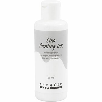 Linoleum Verf, wit, 85 ml/ 1 fles