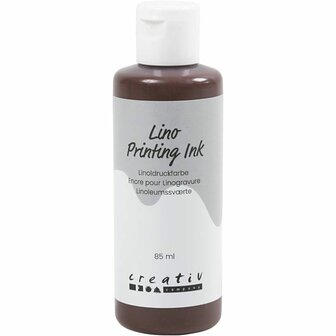 Linoleum Verf, bruin, 85 ml/ 1 fles