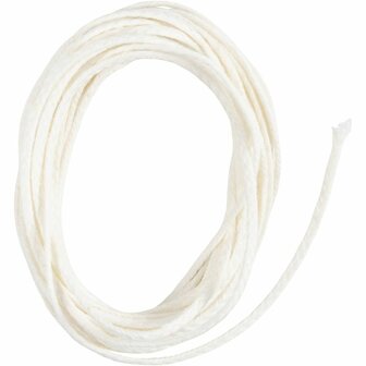 Lont voor stearine, Geschikt voor gegoten kaarsen met een diameter van 50-70 mm , 100 gr, 3 m/ 1 doos