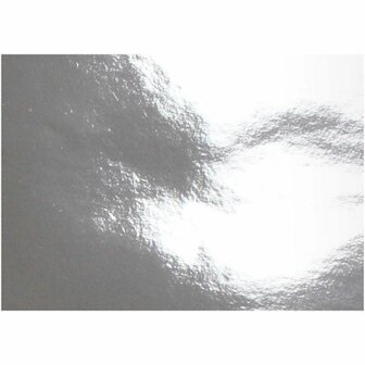 Metallic papier, A4, vel 210x297 mm, 120 gr, zilver, 10 vel/ 1 doos