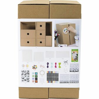 Mijn Knutselstation Textieldecoratie, diverse kleuren, 1 stuk/ 1 doos