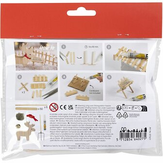 Mini Hobbyset Kabouterdeur, Rendieren, 1 doos