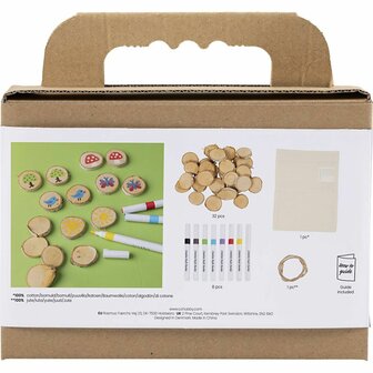 Mini Hobbyset Tekenen, Geheugenspel en drie op een rij, diverse kleuren, 1 doos