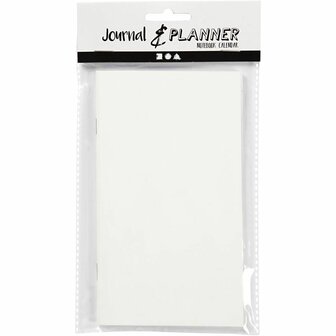 Notitieboek, afm 9,5x16,6 cm, Aantal pagina's 34, 100 gr, wit, 1 stuk