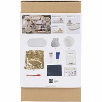 Starter Hobbyset Hars Gieten, Kandelaren en dienbladen, blauw, lichtroze, wit, 1 doos