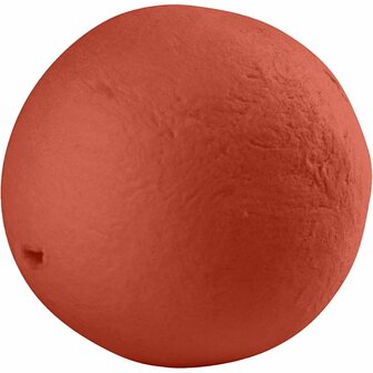 Rode Hobbyballen van katoen | Wattenballen | Katoenballen voor hobby | Knutselballen 30 mm | 50 Stuks