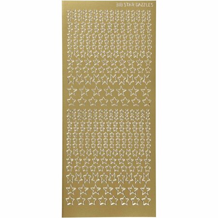 Stickers - Sterren - Verschillende Formaten - 350x - 1 Vel