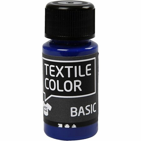 Textielverf Primair Blauw - Basis Textielverf - 50ml
