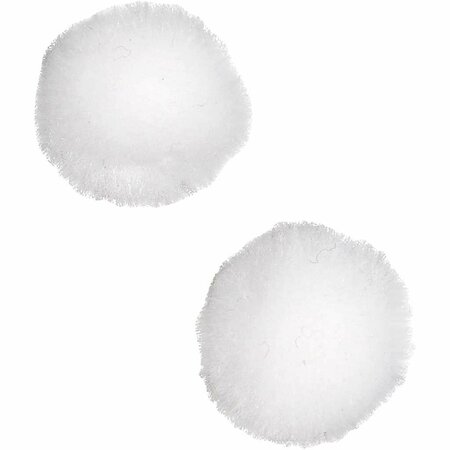 Mini Pom-Poms Wit &ndash; Kleine Zachte Balletjes &ndash; &Oslash; 2 Mm &ndash; 100 Stuks