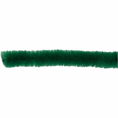 Chenille Draad - Pluche Draad - Pijpenragers - Donkergroen - 9mm