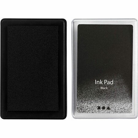 Stempelinkt Zwart - Kwaliteit Stempelinkt - Sneldrogende Inkt - DIY Scrapbooking - Document Inkt - Permanent Inkt - Waterdichte Stempelinkt - H 2 cm - 9x6 cm - 1 Stuk