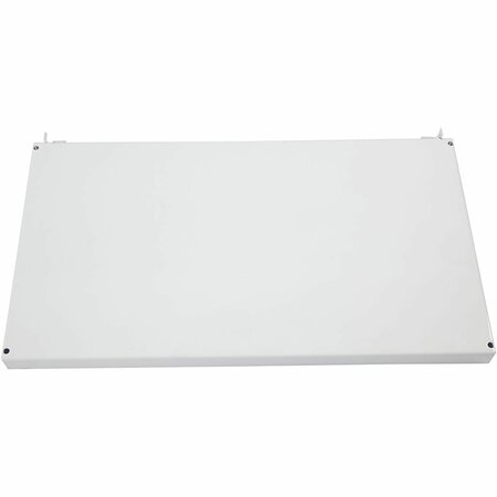 Plank wit metaal &ndash; 20x40 cm