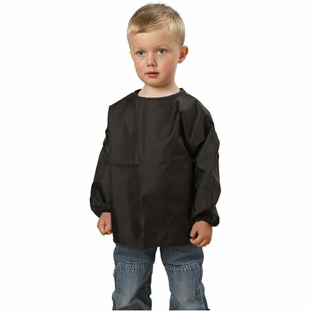 Schildersjas kind zwart &ndash; kunstenaarsschort 2&ndash;3 jaar