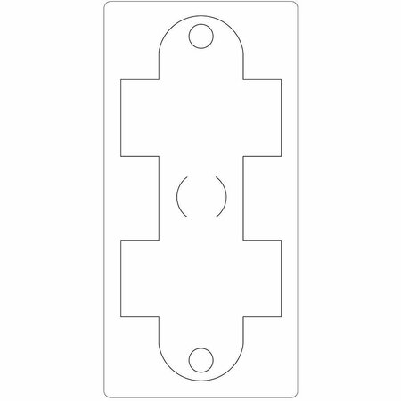 Snijmal cadeaudoosje &ndash; 15,2x30,37 cm &ndash; 15 mm