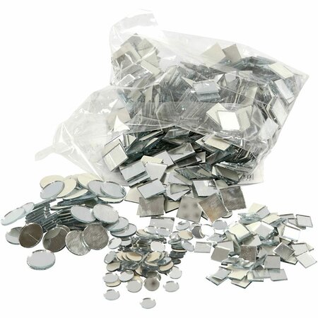 Spiegel mozaiek tegels, 10-18 mm, dikte 2 mm, , 1900stuks