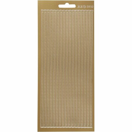 Stickers Goud Randen - Feestelijk - 10x23 cm