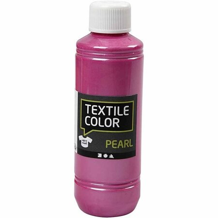 Textielverf Roze - Brilliant Cyclaam - Pearl Effect - Dekkend - DIY Textielverf - 250 ml