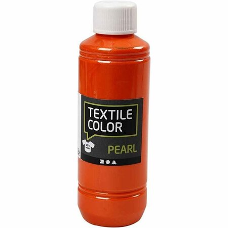 Textielverf Oranje - Parelmoer Metallic - DIY Verf - 250ml