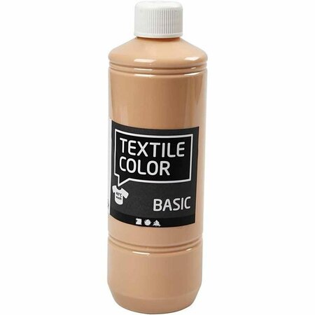 Textielverf Licht Beige - Creotime Stofverf - 500ml