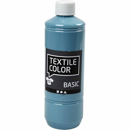 Textielverf Pigeon Blue - Blauwe Stofverf - Pigment - 500ml