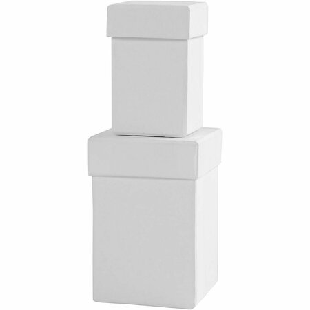 Kartonnen Opbergdozen &ndash; DIY Witte Dozen &ndash; 2 Stuks