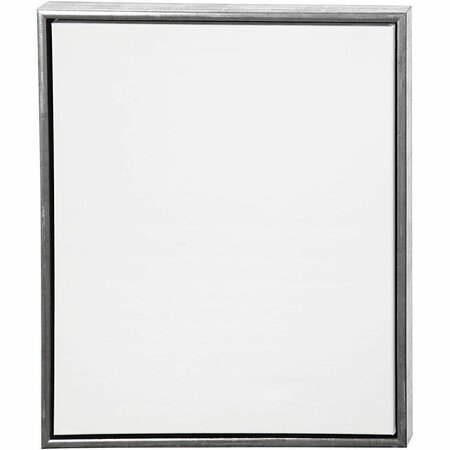 Canvas Schilderdoek - Antiek Zilveren Lijst - 54x64 cm - Rechthoek