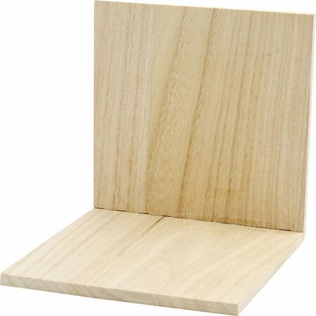 Houten Boekenhouder - 15x15x15 cm - Decoratief Boekensteun