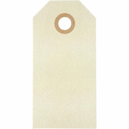 Cr&egrave;me Cadeaulabels &ndash; Decoratief Papier &ndash; 4x8 Cm &ndash; 1000 Stuks