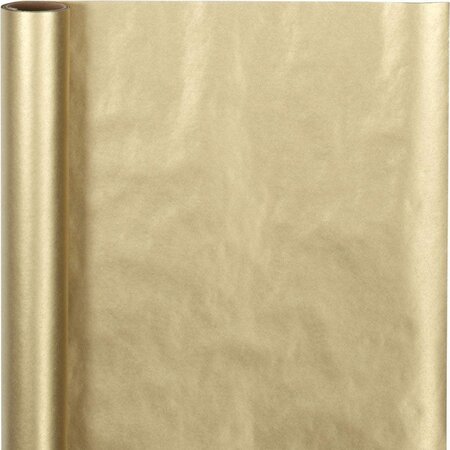 Goud Cadeaupapier &ndash; 50 Cm Breed &ndash; Luxe Inpakpapier &ndash; 5 Meter