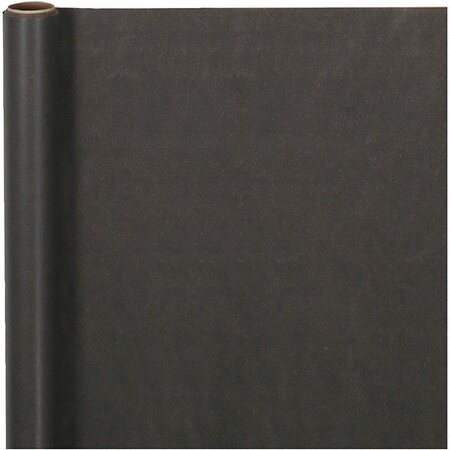Zwart Cadeaupapier &ndash; 50 Cm Breed &ndash; 60 Gr &ndash; 5 Meter Per Rol