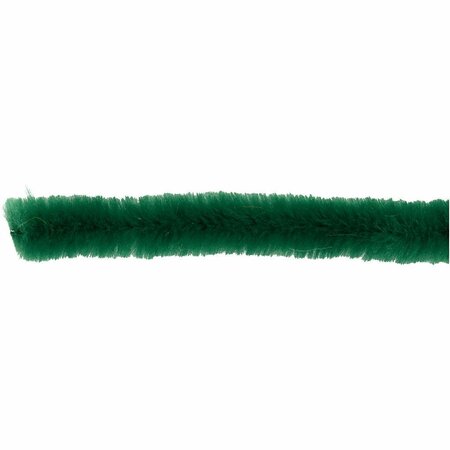 Chenille Draad - Pluche Draad - Pijpenragers - Donkergroen - 15mm