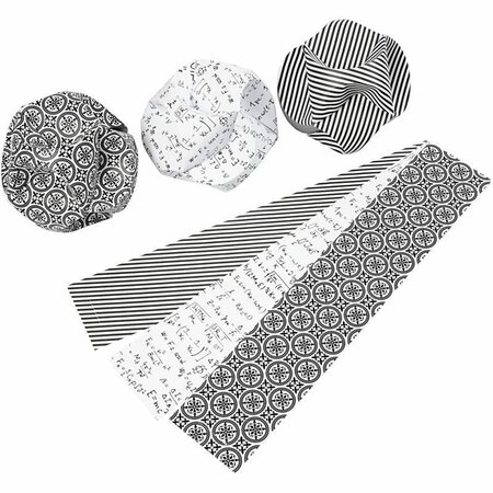 Papieren Click Ballen - Grijs - Handgemaakte Decoratie - Vivi Gade Design - Inclusief Instructie - 5,5x28,4 cm - 9 Stuks