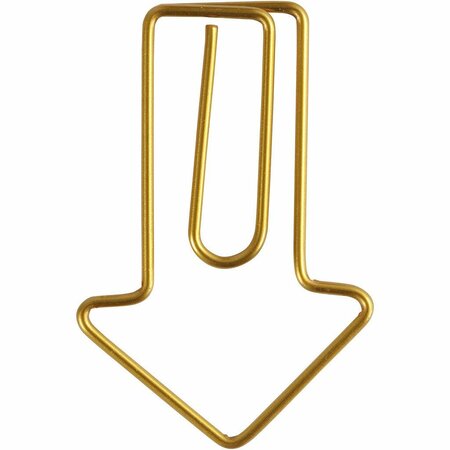 Clips, afm 40x25 mm, goud, pijl, 6stuks kopen?