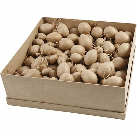 Eieren - Papier-M&acirc;ch&eacute; Eieren - Knutsel Eieren - Hobby Eieren - Creatieve Paasdecoratie - DIY Decoreren - Witte Knutseleieren - Paaseieren Versieren - Schilderbare Eieren - 3-6 cm - 140 Stuks