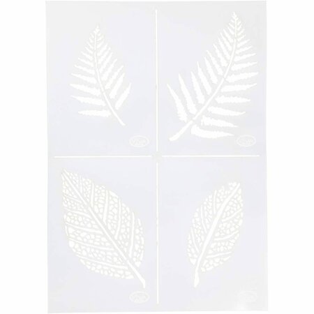Bladeren Sjabloon - Flexibel A4 Sjabloon - DIY Decoratie
