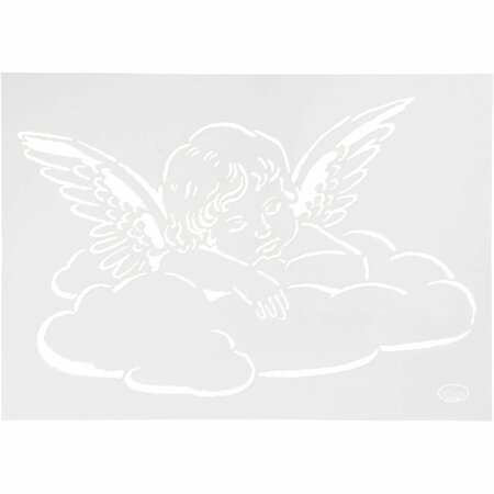 Sjabloon Engel - Herbruikbaar Knutselsjabloon - A4