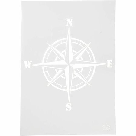 Acrylverf Set - Sjabloon Flexibel Kompas - A4