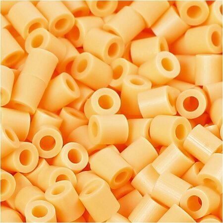 Strijkkralen lichtoranje &ndash; Nabbi foto kralen 6000 stuks