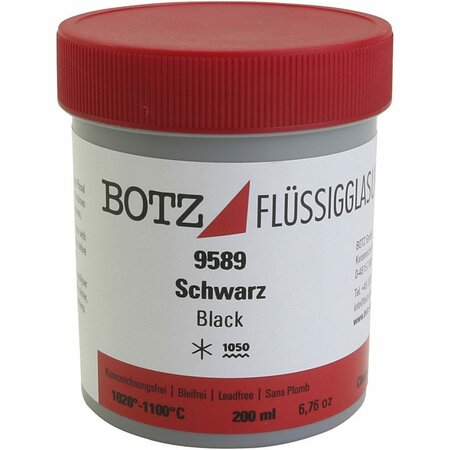 Glazuur voor klei zwart | Kleiglazuur | Keramiek Glazuur Loodvrij | 200ml | 1 stuk