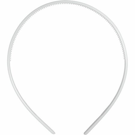 Haarband Wit &ndash; Dunne Haarbandjes &ndash; DIY Haaraccessoires &ndash; Witte Haarbanden &ndash; 8 Mm &ndash; 5 Stuks
