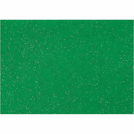 Groen hobbyvilt A4 glitter set &ndash; Hobbyvilt &ndash; Vilt &ndash; Knutselvilt &ndash; Vilt stof &ndash; Glitter vilt &ndash; 10 vellen