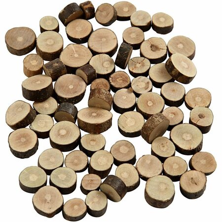 Hout Mix &ndash; D: 10&ndash;15 Mm &ndash; Dikte 5 Mm &ndash; 230gr