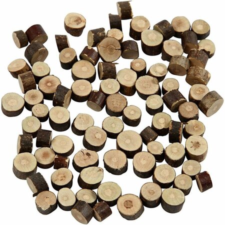 Hout Mix &ndash; D: 7&ndash;10 Mm &ndash; Dikte 4&ndash;5 Mm &ndash; 230gr