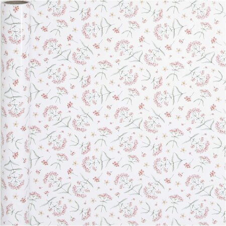 Inpakpapier &ndash; Bloemen Design &ndash; 50 Cm &ndash; 5m