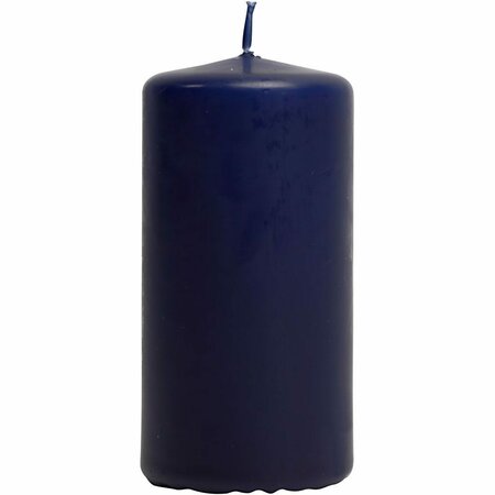 Lichtblauwe Paraffine Kaarsen &ndash; &Oslash; 50 Mm &ndash; 6 Stuks