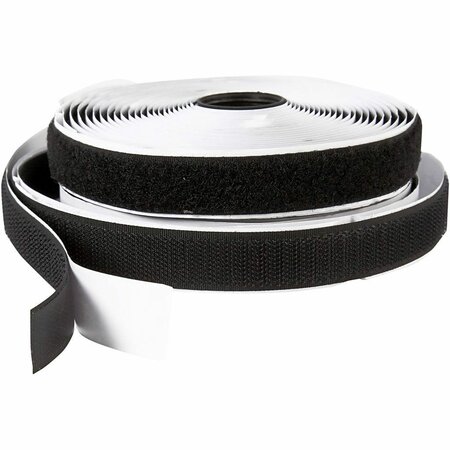 Klittenband | Zelfklevend klittenband | Haak en lus tape | Zwart klittenband | 20 mm | 5 Meter