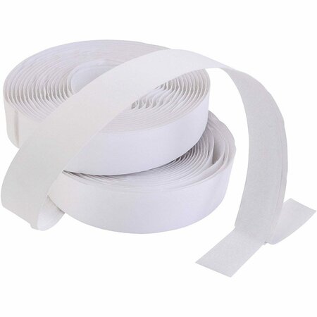 Klittenband | Zelfklevend klittenband | Haak en lus tape | Wit klittenband | 20 mm | 25 Meter