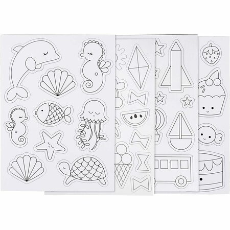 Magneten, vel 14,85x21 cm, 8 vel/ 1 doos