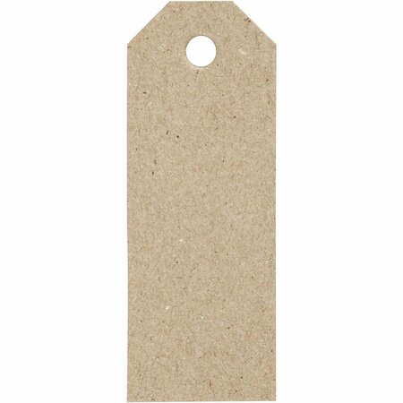 Manilla Labels Naturel &ndash; Kartonnen Cadeaulabels &ndash; 3x8cm &ndash; 20 Stuks